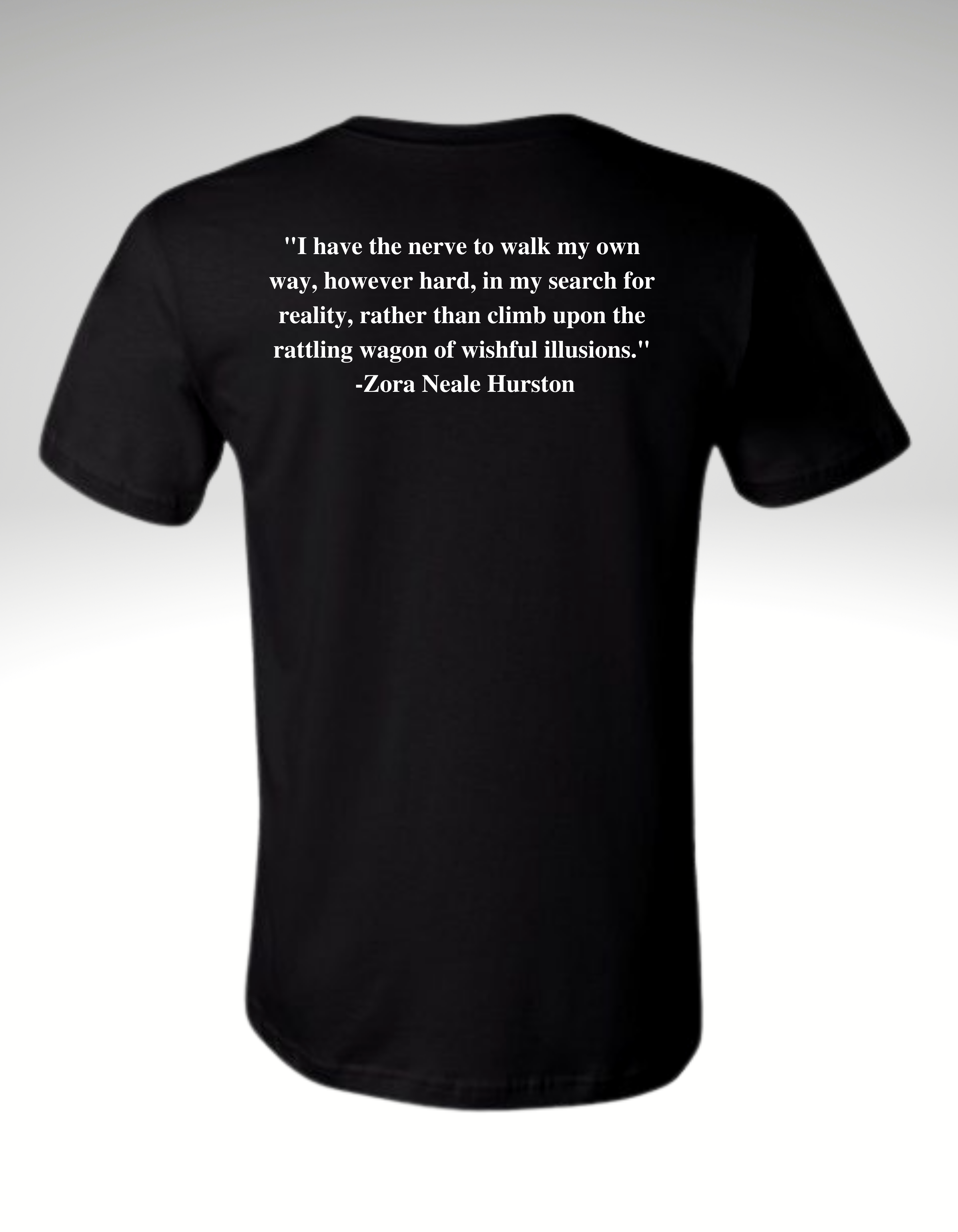 Zora Neale Hurston Black Short Sleeve Unisex T-shirt
